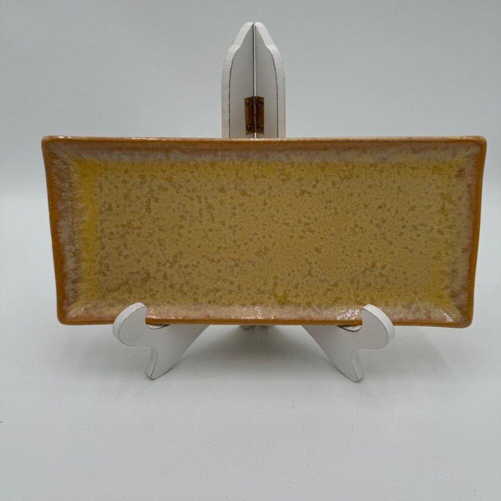 Vintage rectangle shape try dresser table kitchen home decor candle holder jewel